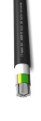 AXMK-PE - Power cable 0,6/1 kV with Al conductors, XLPE insulated and PE sheathed
